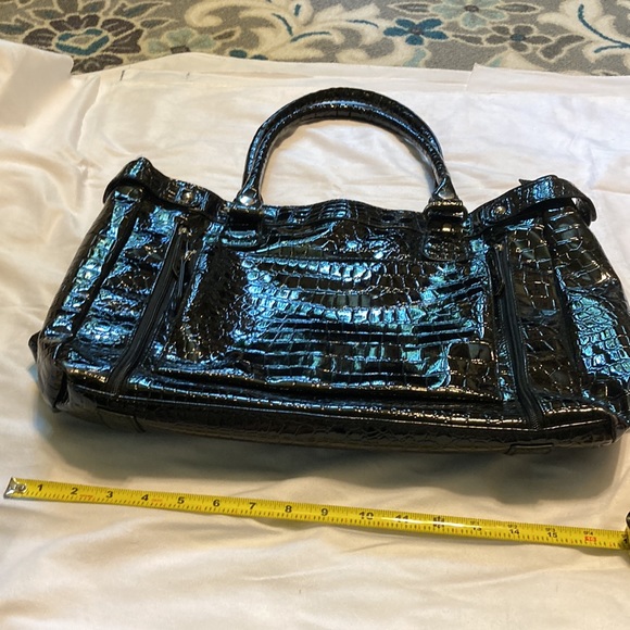 Bueno black pebbled satchel - Picture 5 of 11